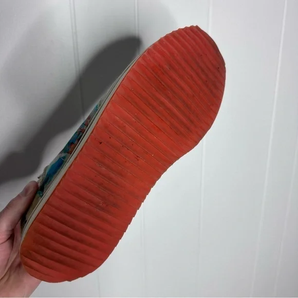 Swear London Watercolor Floral Brogue Casual Shoes - Picture 8 of 12